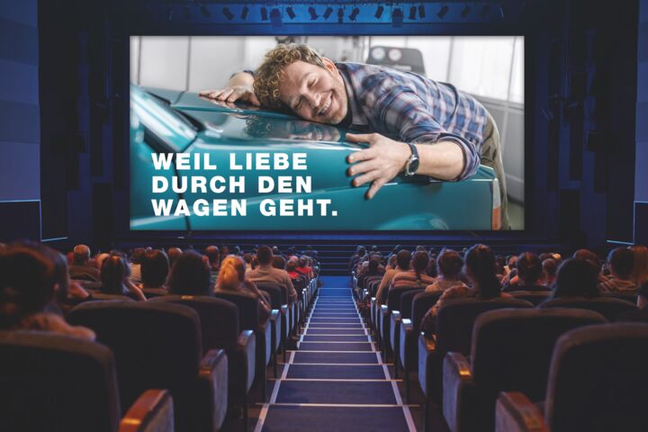 Spot ab! Machen Sie Ihre Kunden und potentiellen Neukunden auf Ihre Werkstatt in regionalen Kinos aufmerksam.