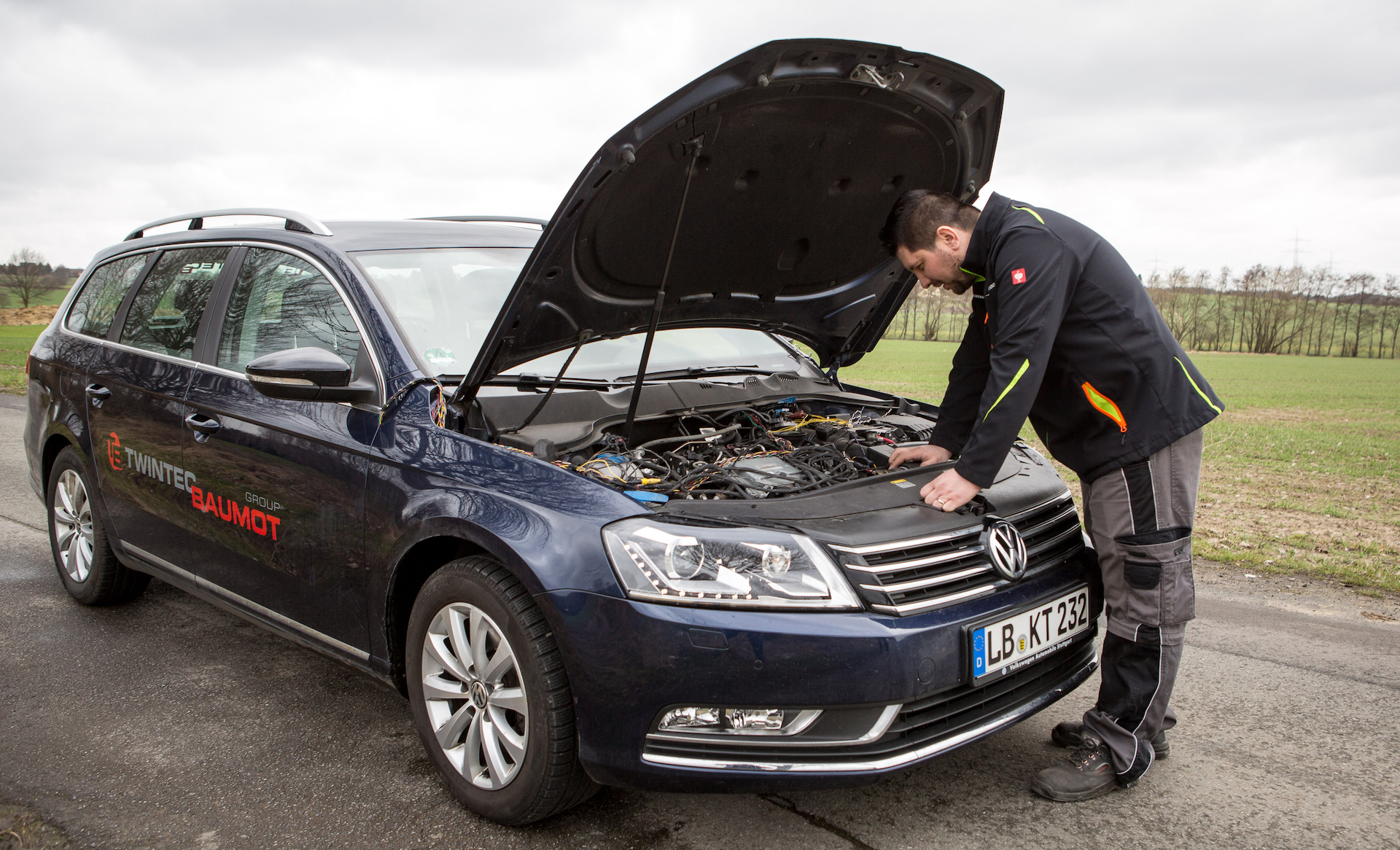 Baumot kann eigenen Angaben zufolge 61 Fahrzeuge der Volkswagen-Gruppe mit der hauseigenen BNOx-Anlage nachrüsten.